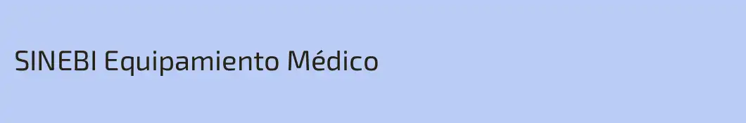 SINEBI Equipamiento Médico